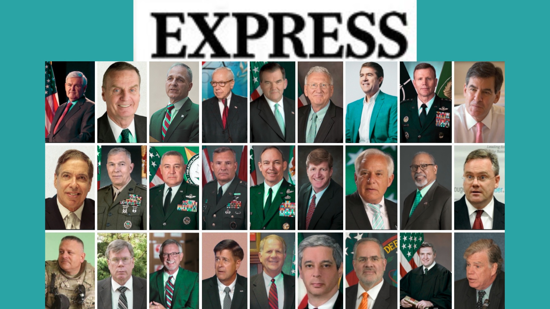 اکسپرس لندن: بیانیه مشترک ۲۹ مقام ارشد آمریکایی در حمایت از شورای ملی مقاومت